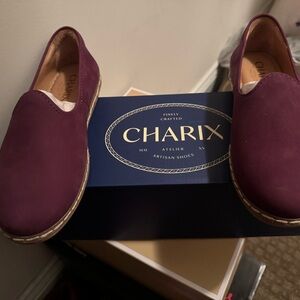 Charix Women's Elegant Plum Loafers